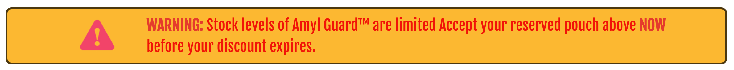 Amyl Guard - WARNING